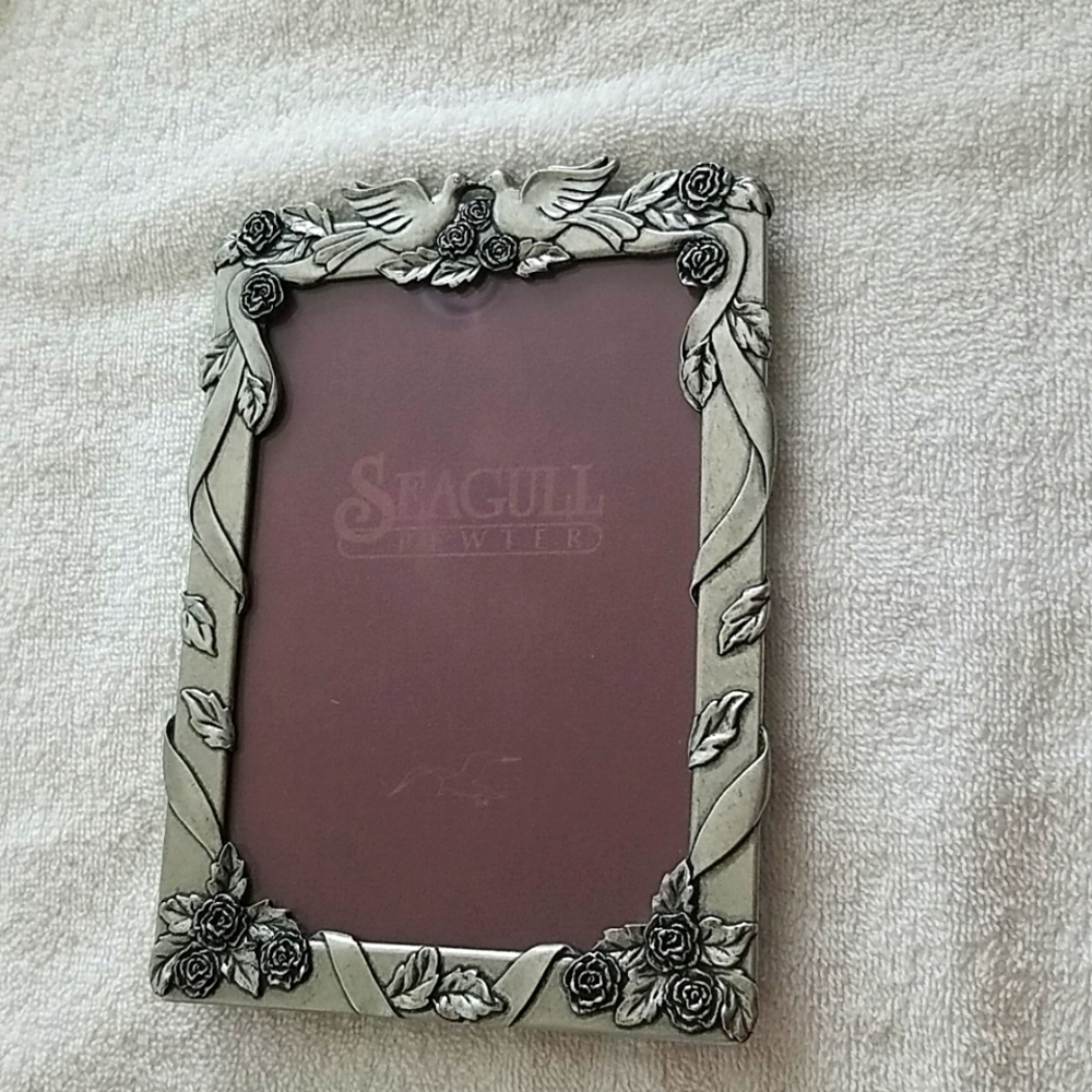 Pewter photo frame